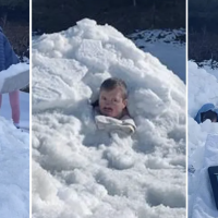 Cumplió récord por estar enterrado por más de dos horas en la nieve